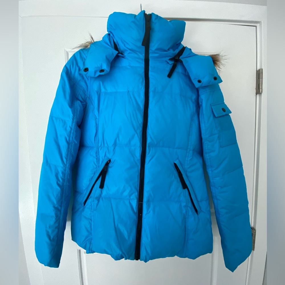 S13 Blue Puffer Jacket - M